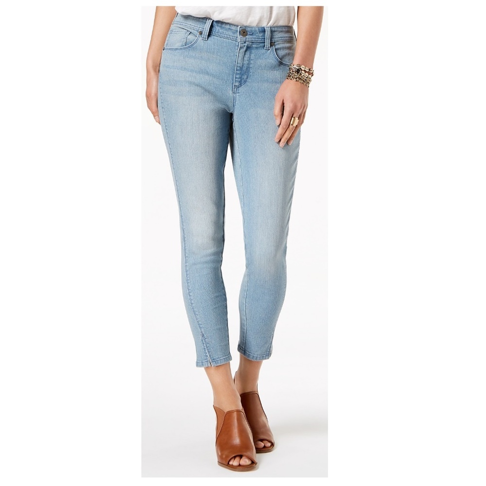 NWT Style & Co Skinny Ankle Jeans Size 8 Mid Rise